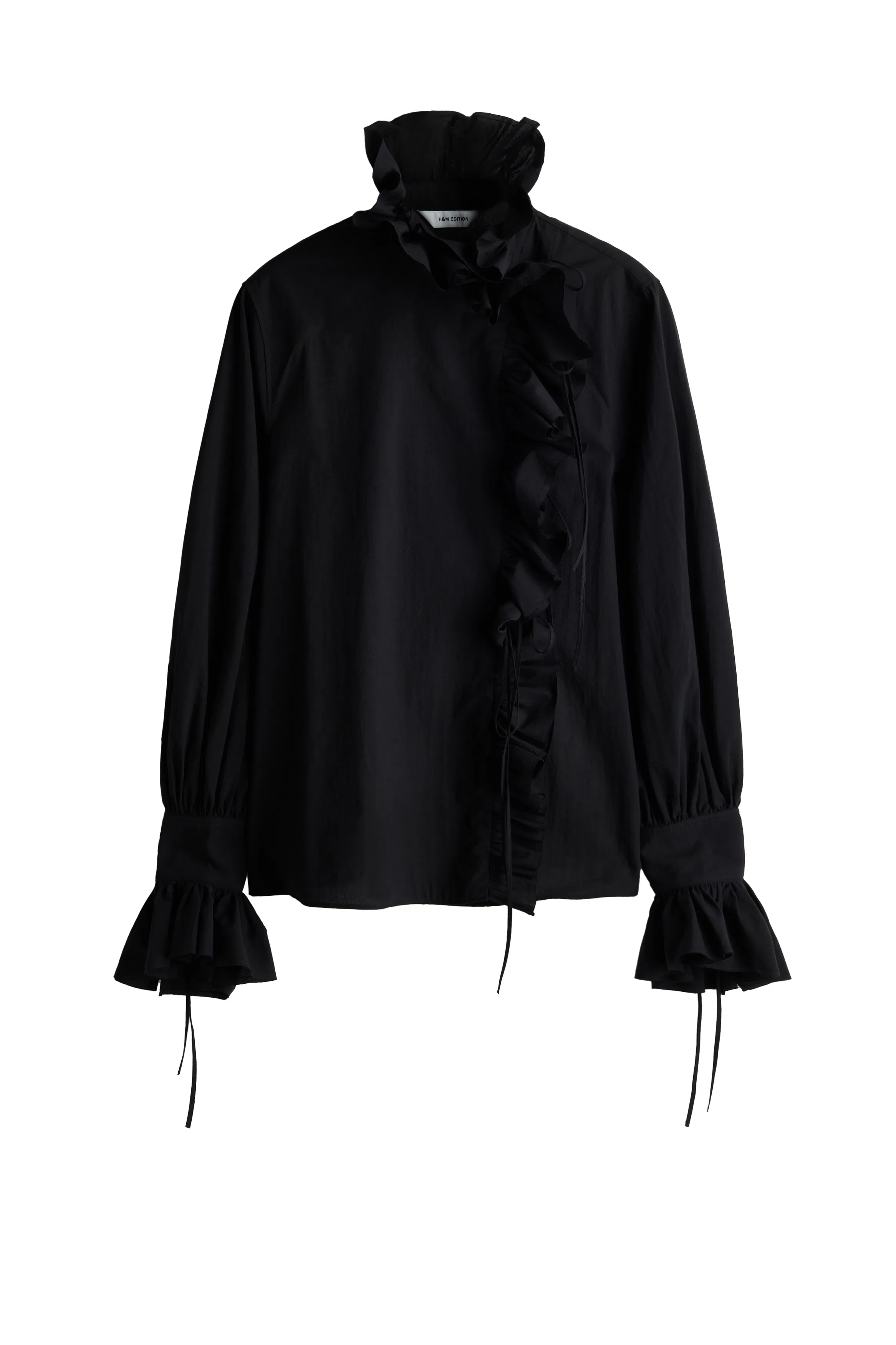 Ruffled Cotton Blouse