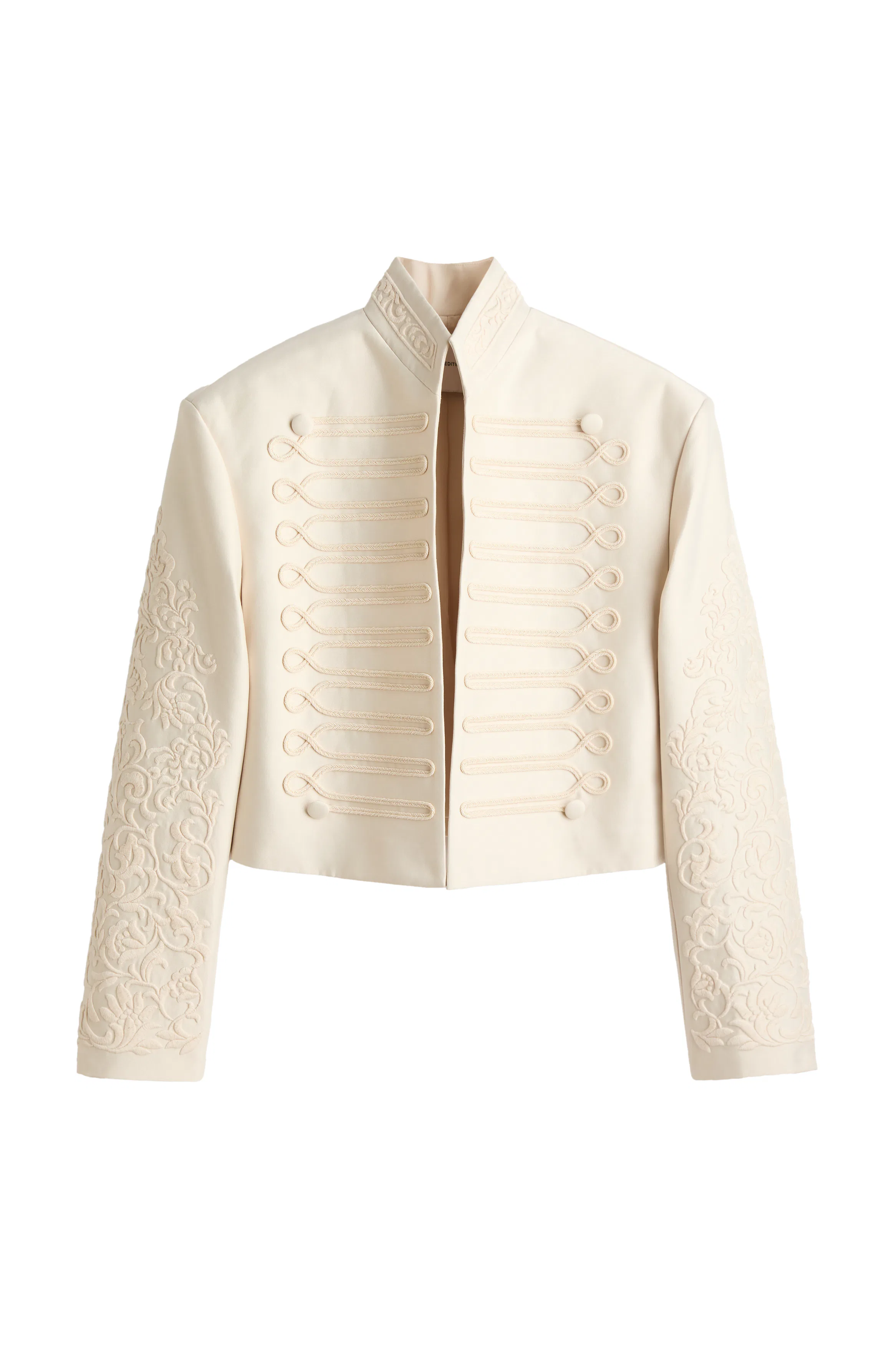Embroidered-Detail Jacket