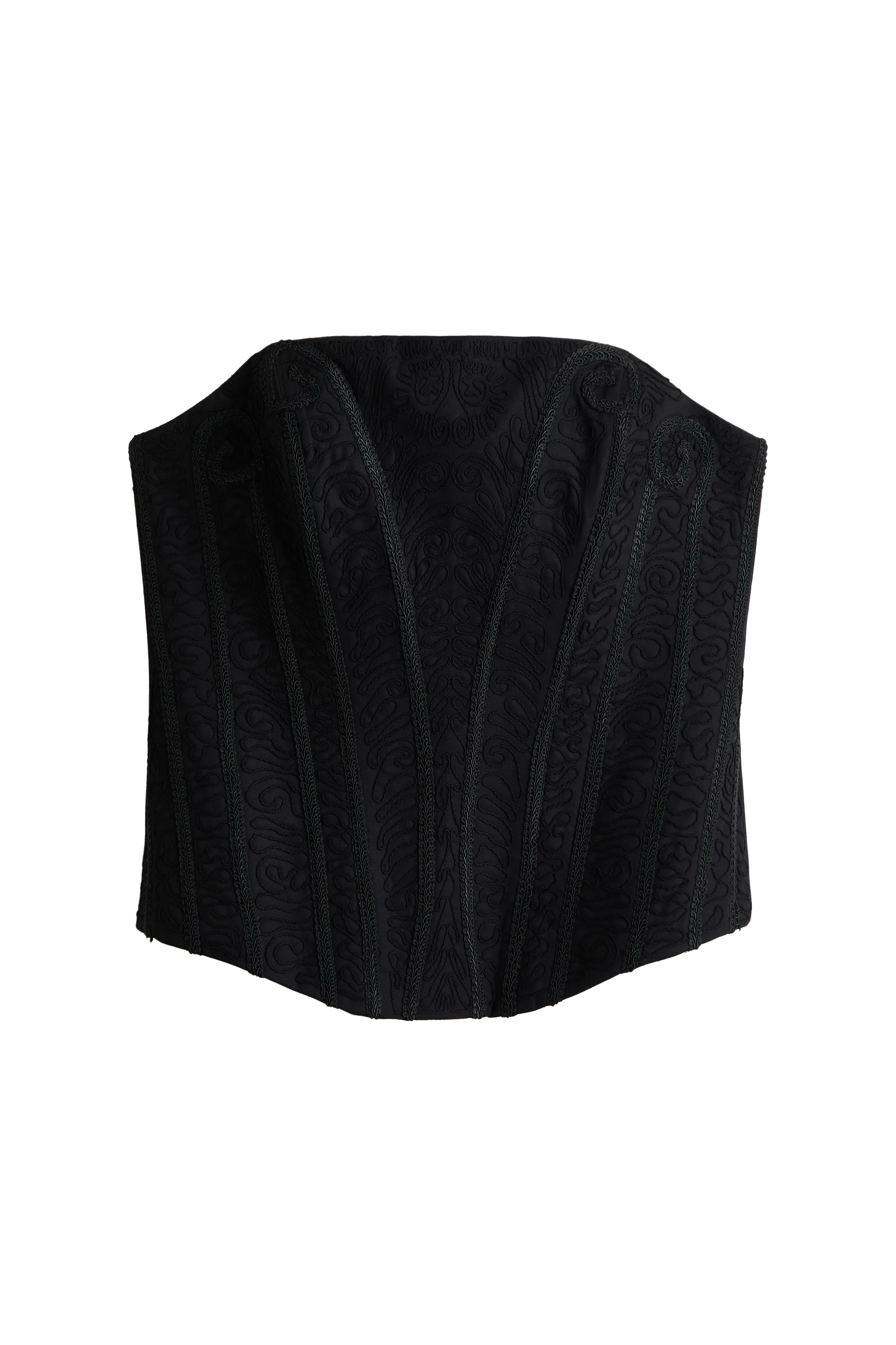 Embroidered Corset Top