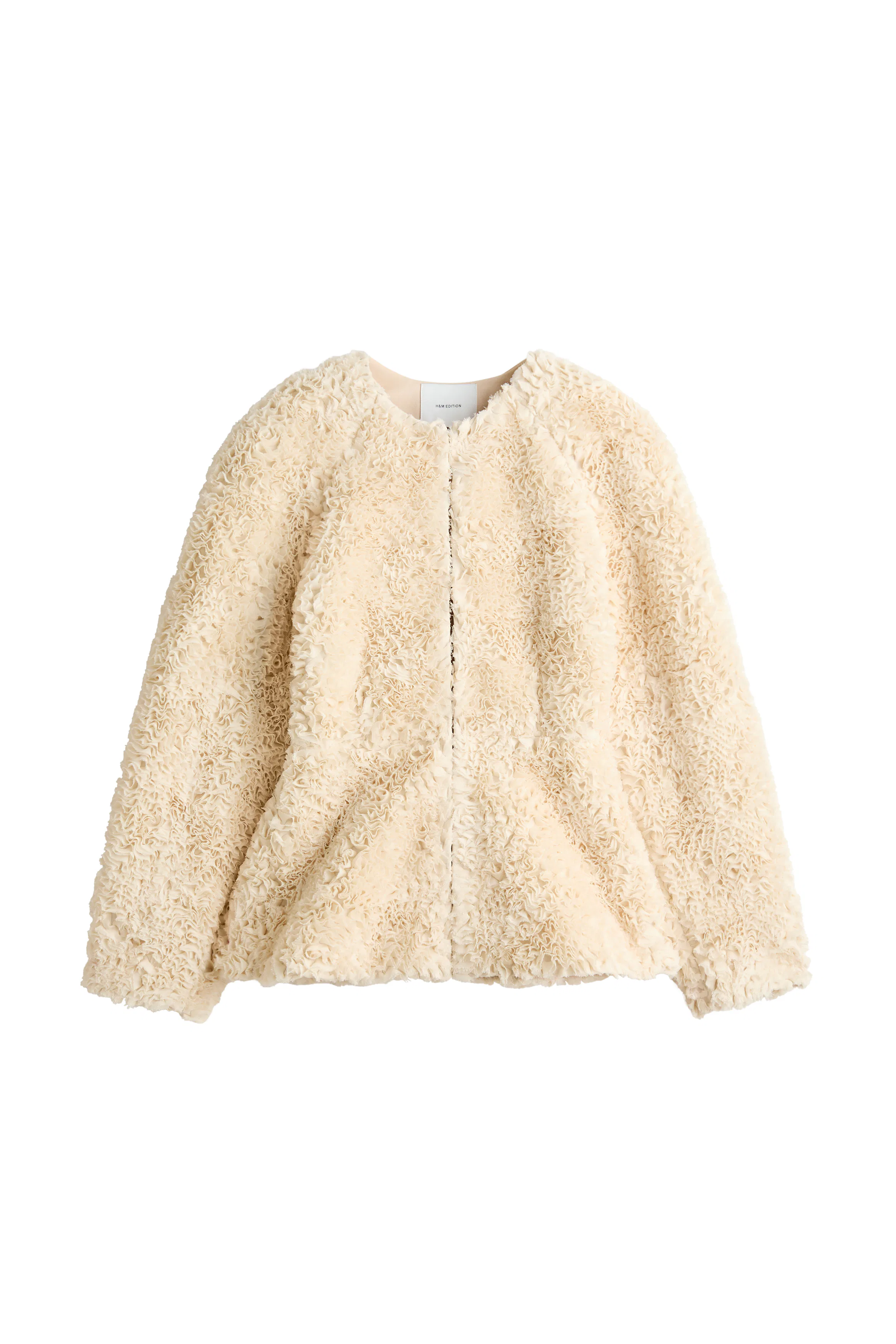 Ruffle-Appliquéd Jacket