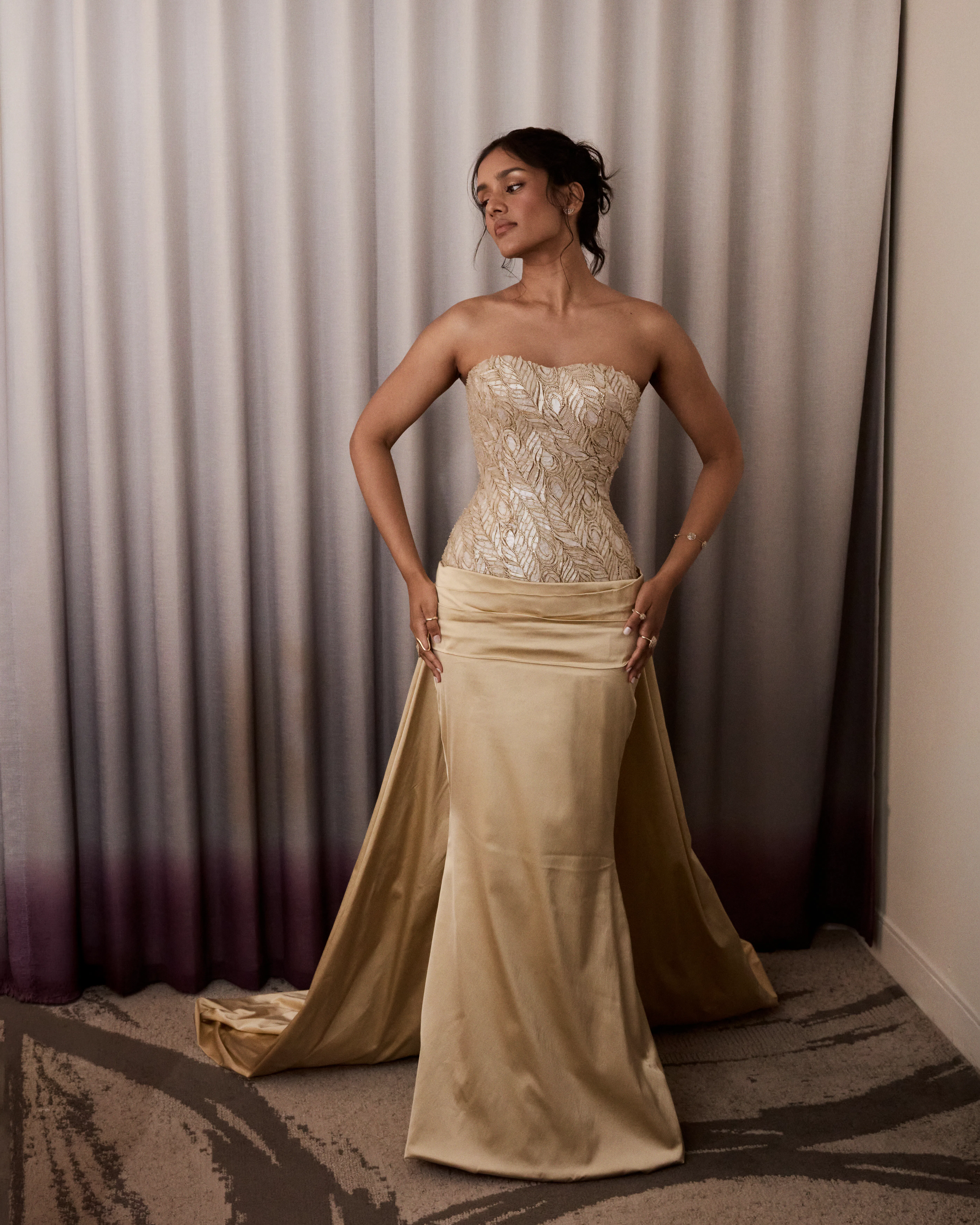 Shabana Azeez Gets Ready For The 2026 Emmy Awards