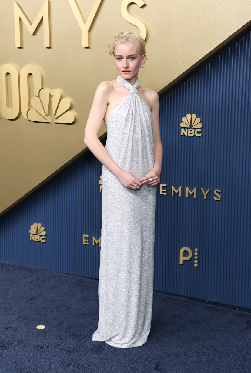 78th PRIMETIME EMMY AWARDS -- Pictured: Julia Garner arrives to the 78th Primetime Emmy Awards held ...