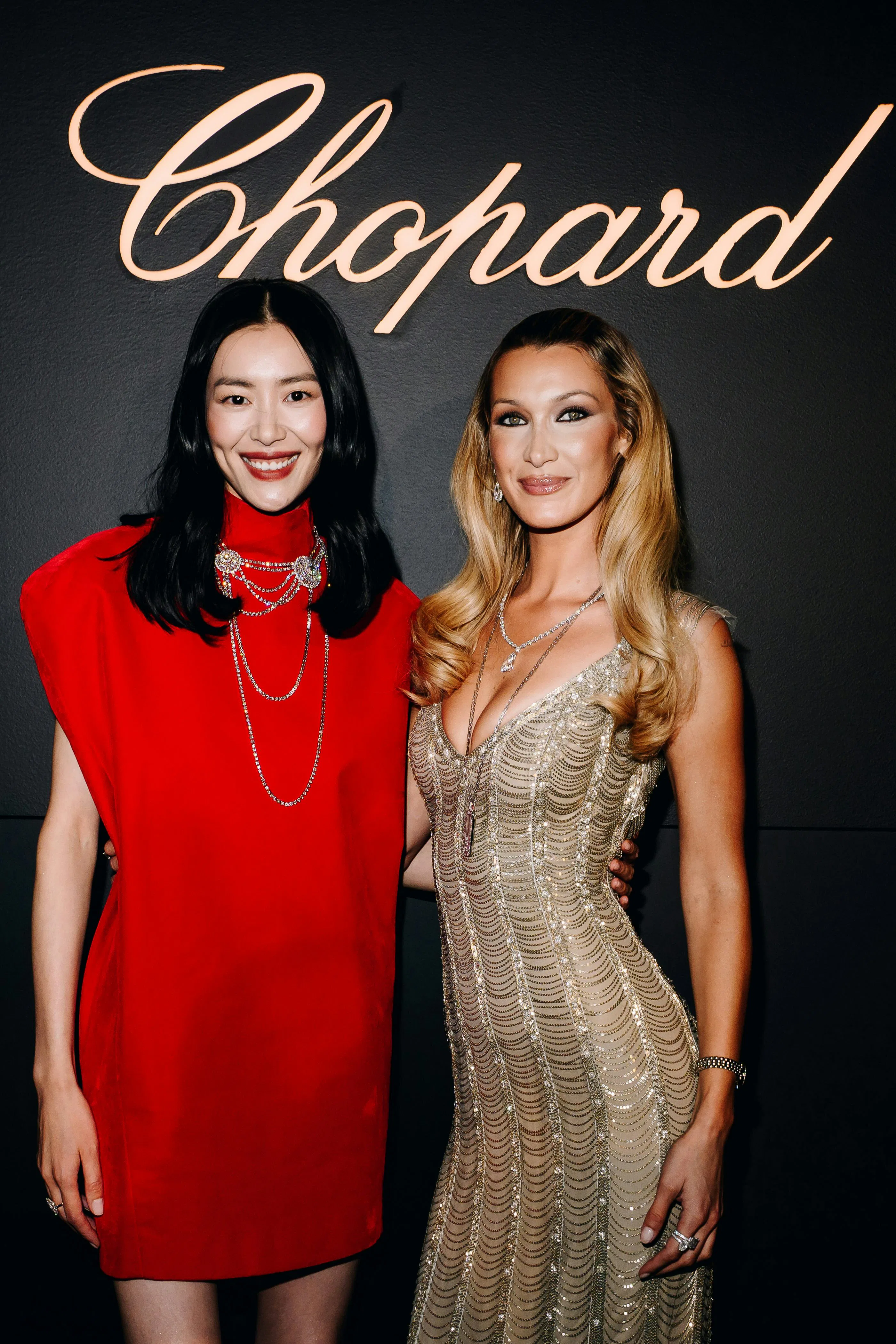 Bella Hadid and Liu Wen Shine Bright in Diamonds at Chopard’s New York Fashion Week Party
