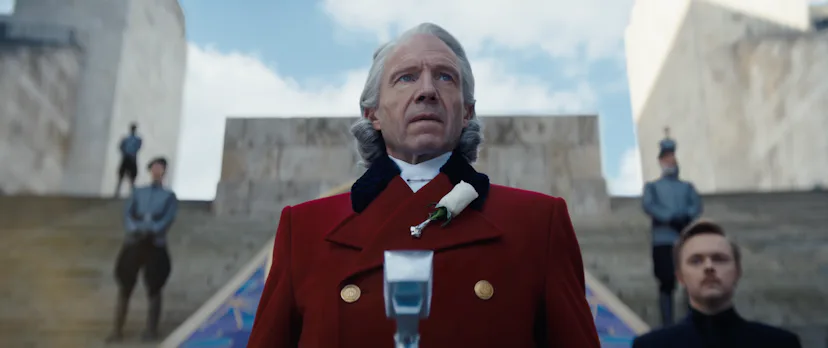 Ralph Fiennes as President Snow in 'The Hunger Games: Sunrise On The Reaping'