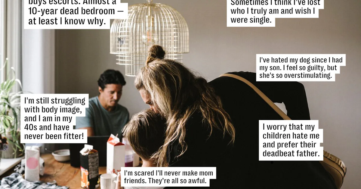 “I Discovered My Husband Buys Escorts” & 55 Other Mom Confessions