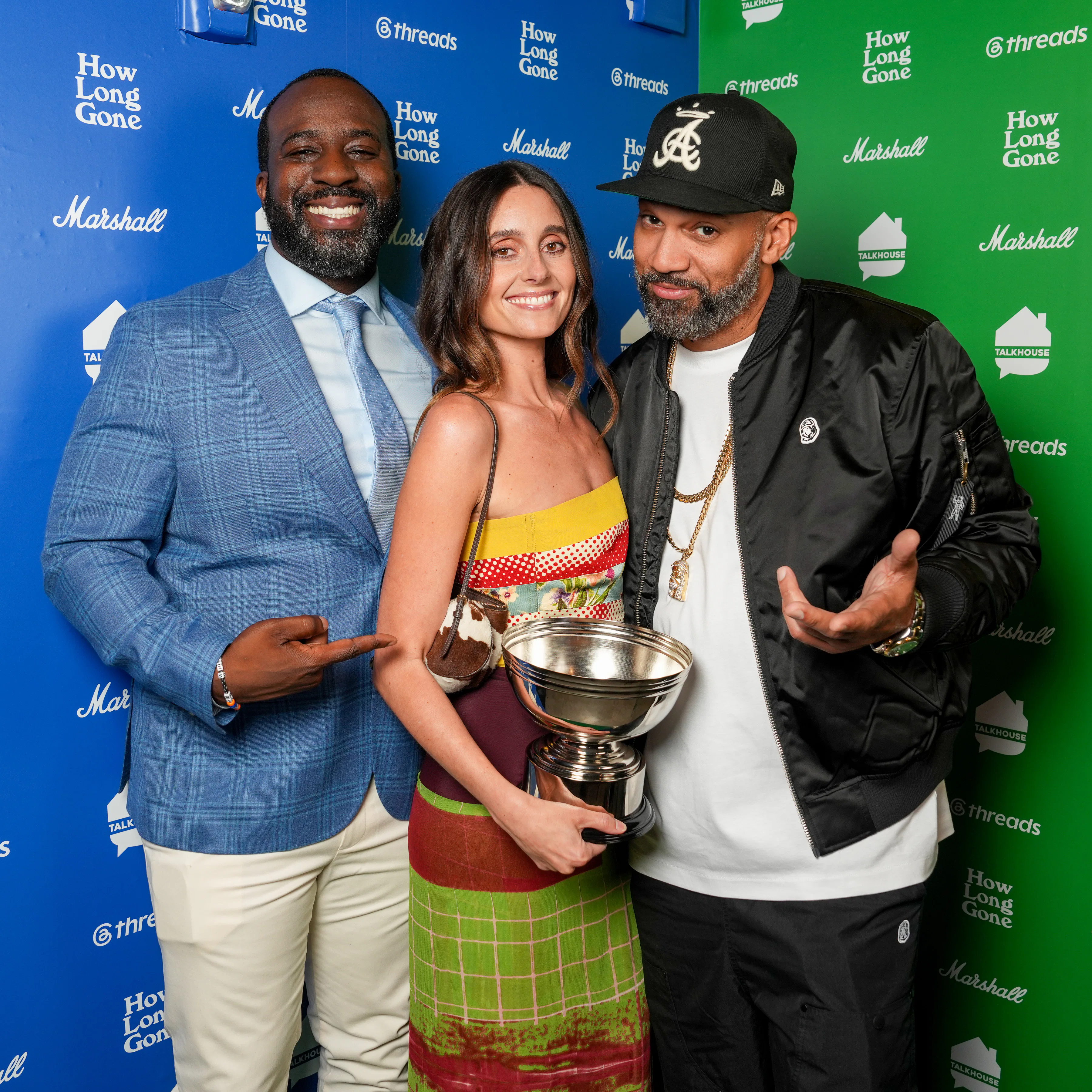 Kazeem Famuyide, Mary Beth Barone, and The Kid Mero.