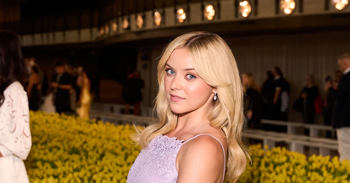 Lexi Minetree's Look For Carolina Herrera's Spring/Summer 2027 Show Leans Into The Purple Trend