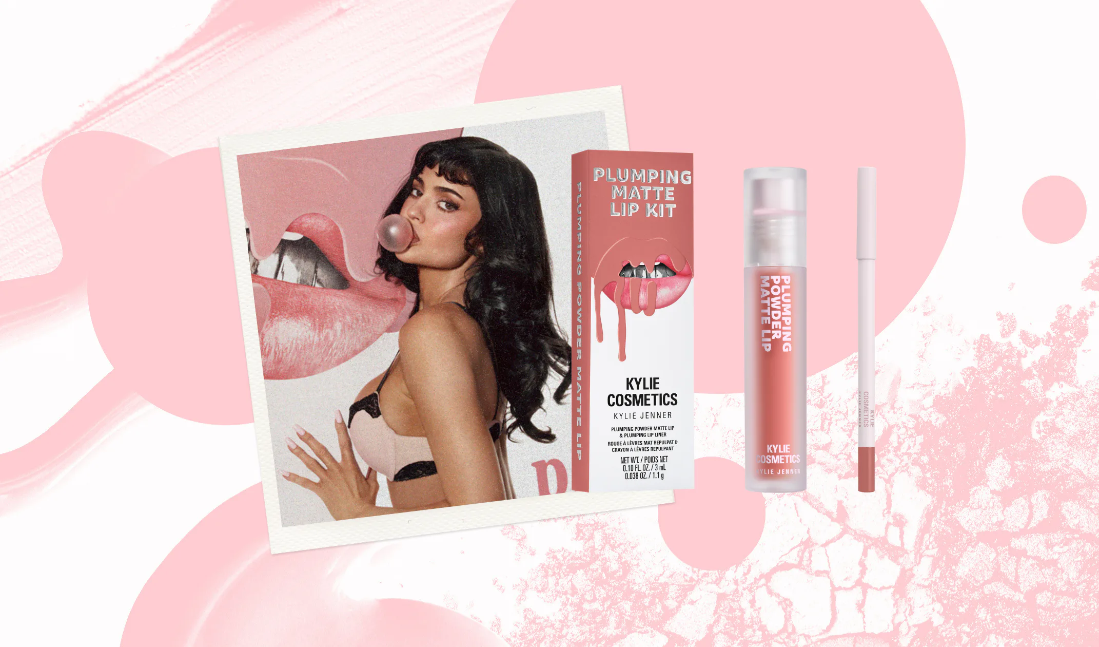 I tried Kylie Cosmetics' new Plumping Matte Lip Kit during Emmys weekend in Los Angeles. 
