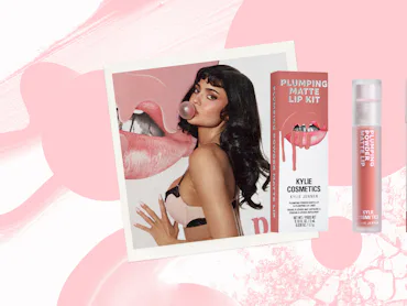 I tried Kylie Cosmetics' new Plumping Matte Lip Kit during Emmys weekend in Los Angeles.