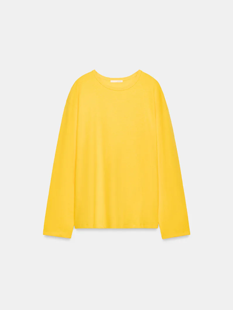 Cotton and Linen T-Shirt