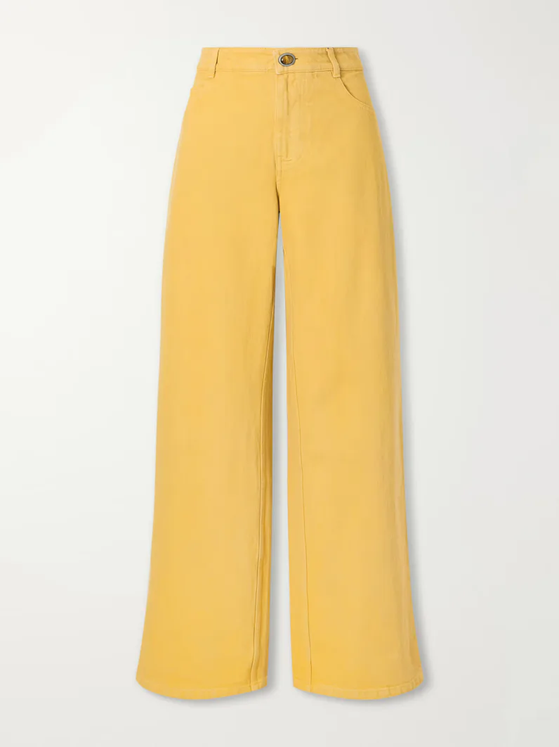 Relaxed Denim Quartz wide-leg pants