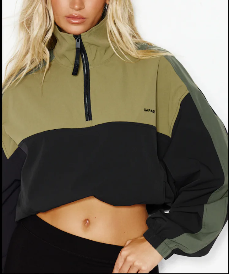 Nylon Anorak Jacket