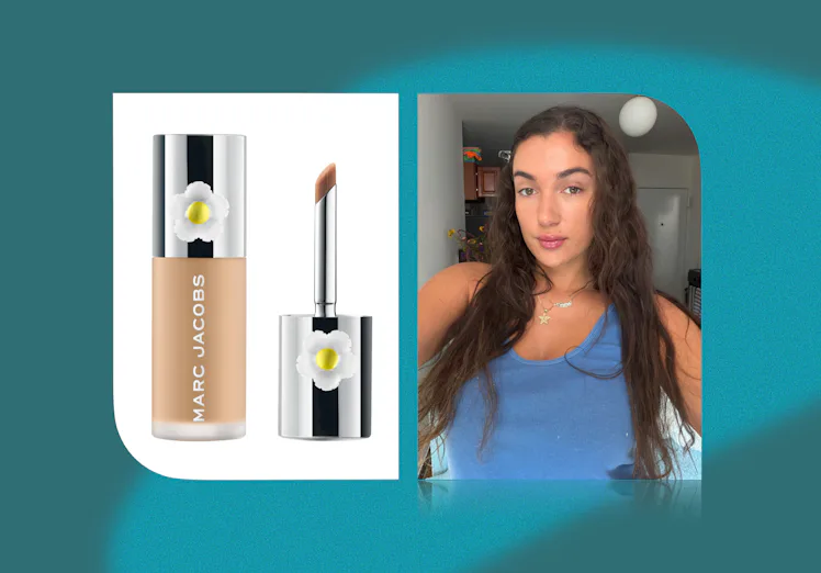 Marc Jacobs' Nude Awakening Concealer offers serious coverage yet feels like a serum.