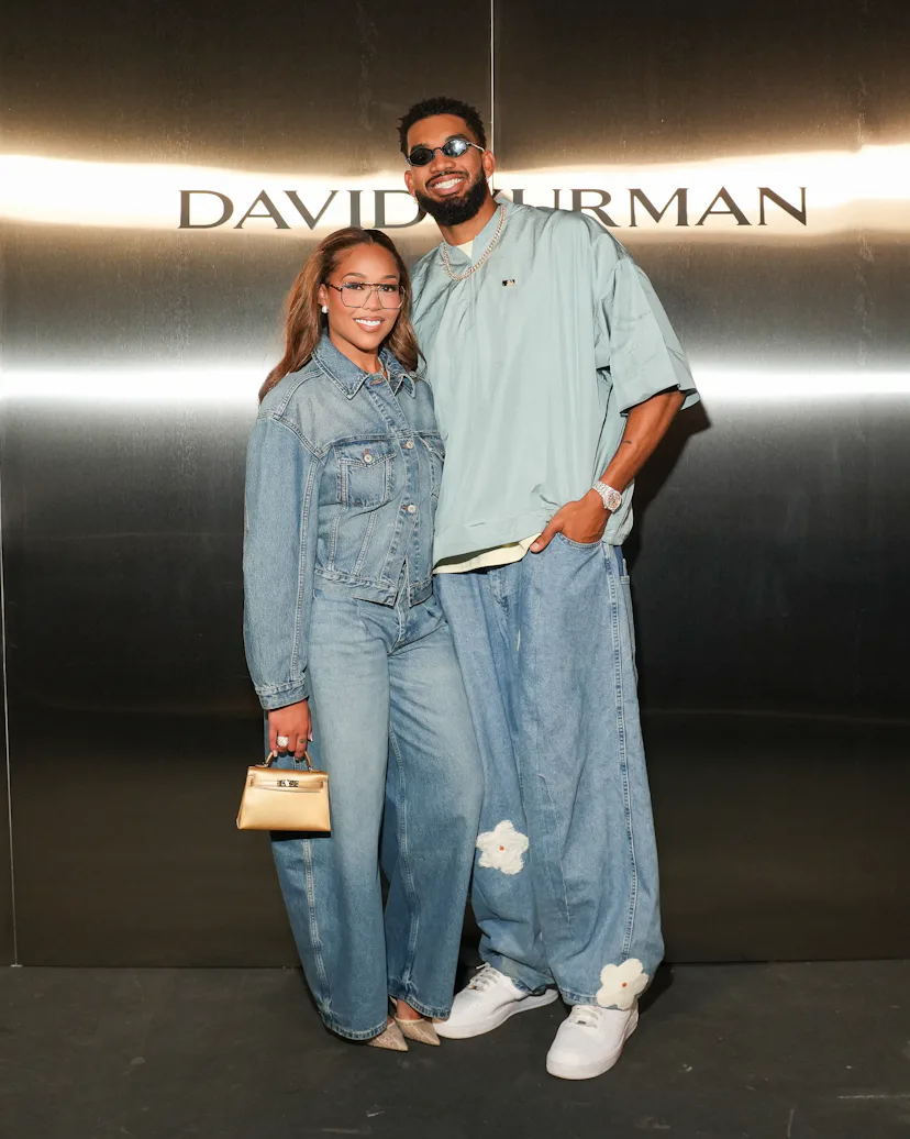 Jordyn Woods and Karl-Anthony Towns at David Yurman's “Crafting A Legacy" NYC party.