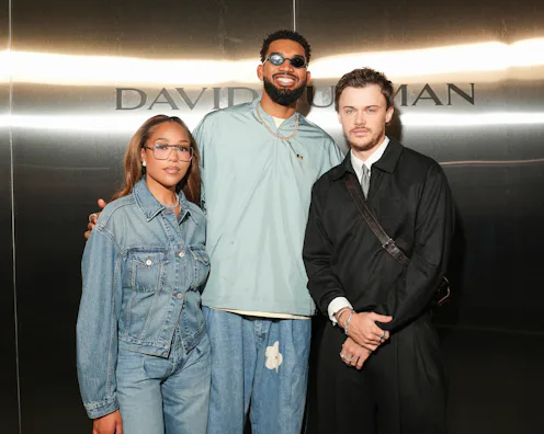 Jordyn Woods, Karl-Anthony Towns, and Chris Briney at David Yurman's “Crafting A Legacy" NYC party.