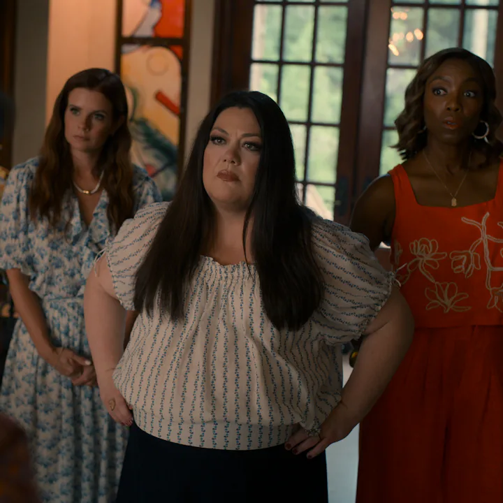 SWEET MAGNOLIAS. (L to R) JoAnna Garcia Swisher as Maddie Townsend, Brooke Elliott as Dana Sue Sulli...