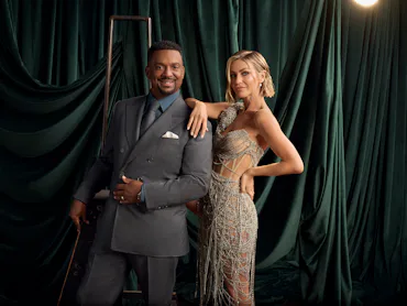 DWTS hosts Alfonso Ribeiro and Julianne Hough. Photo via Disney