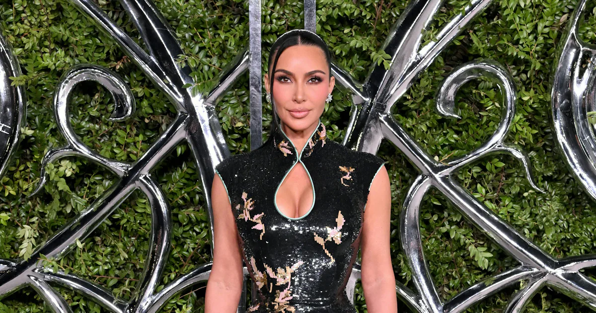 Kim Kardashian Debuts Law Roach Partnership in Vintage Yves Saint Laurent