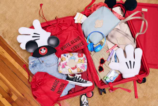 I tried using the Disney x BÉIS collection at D23 Expo.
