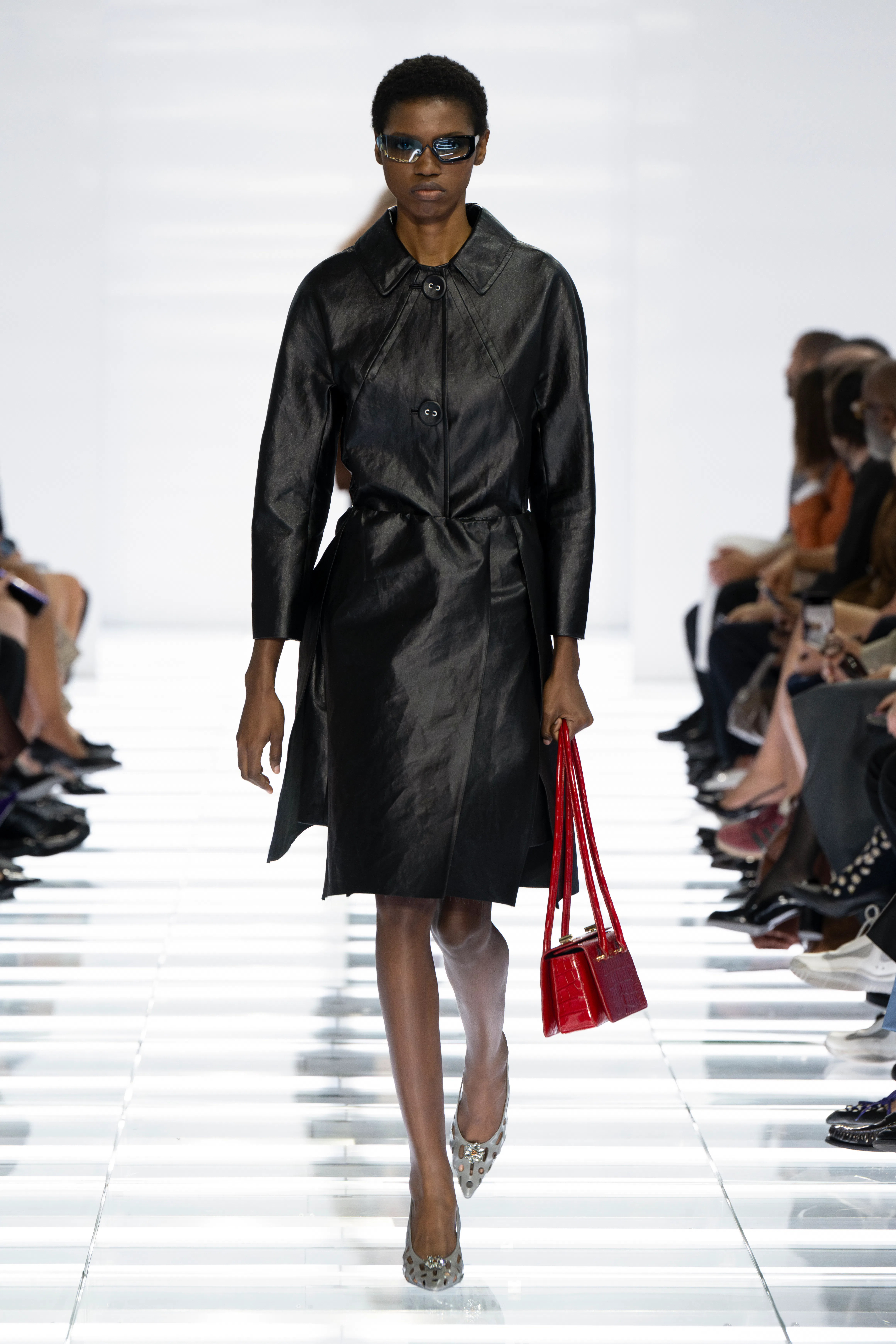 PRADA レギンス For Spring 2027, Prada Puts the Humble Skirt Under the Microscope