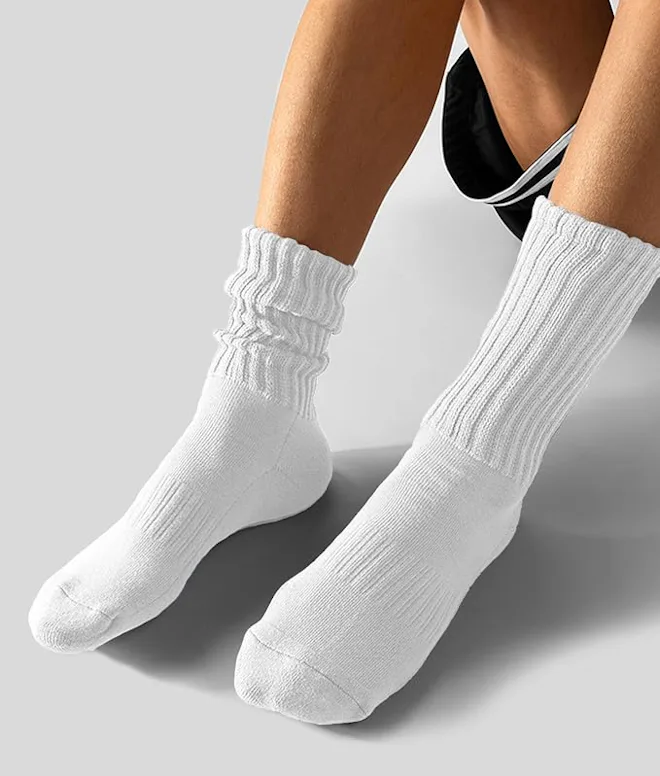 AugRing Scrunch Crew Socks (3 Pairs)