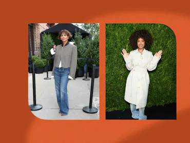 From subtle flares to oversized silhouettes, see how stars like Halle Berry styled the best new deni...