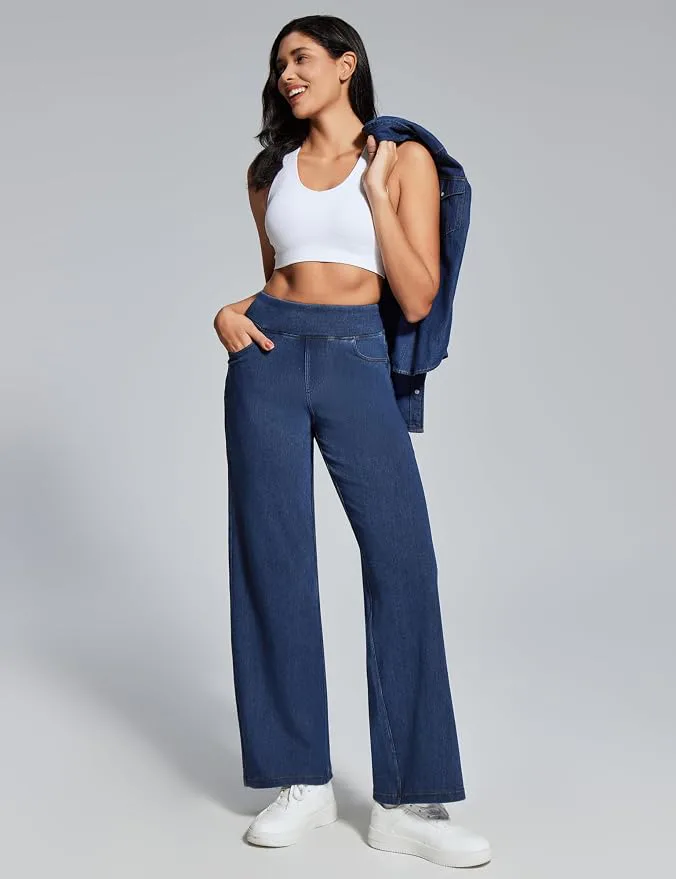 Heathyoga Wide Leg Jeans 