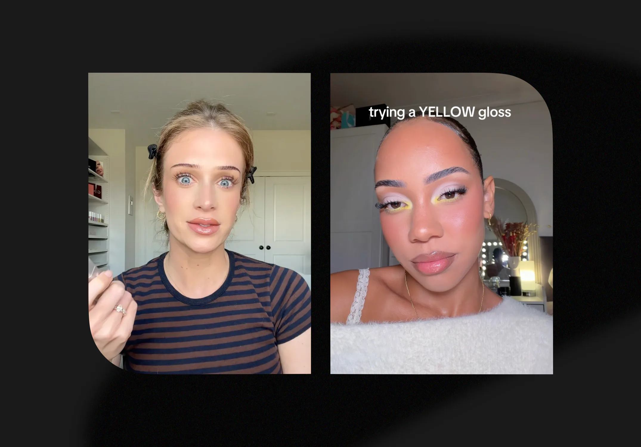 TikTok's yellow lip gloss trend is more wearable than you think.
