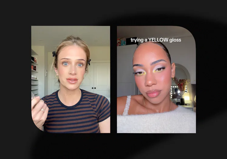 TikTok's yellow lip gloss trend is more wearable than you think.