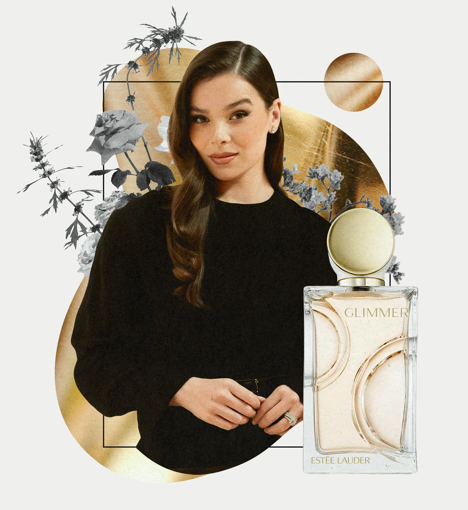 Hailee Steinfeld Estée Lauder Glimmer Fragrance