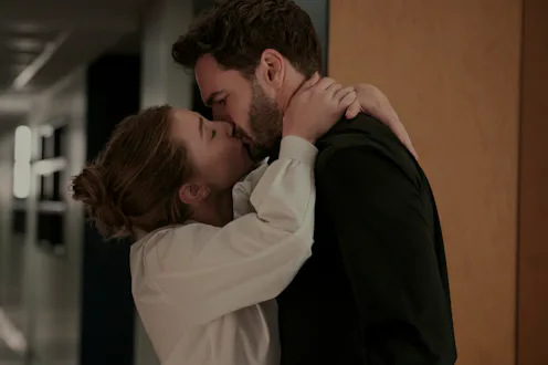 Olive and Adam in The Love Hypothesis. Photo via Prime Video