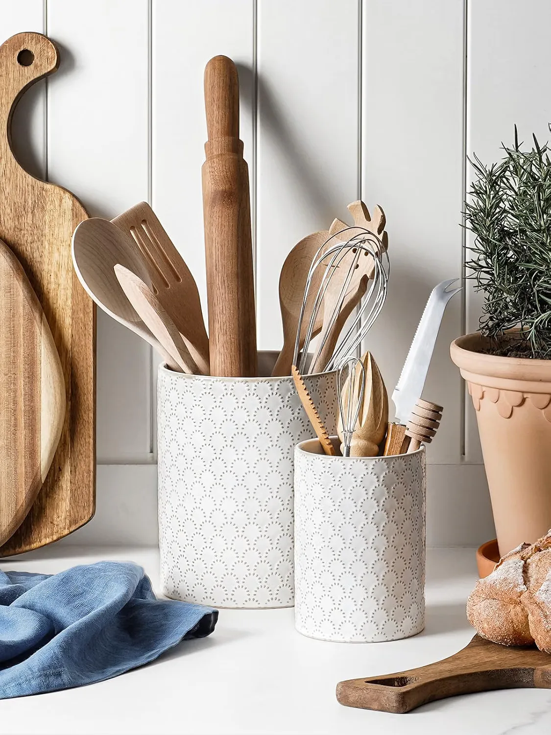 LE TAUCI Kitchen Utensil Holders (Set of 2)