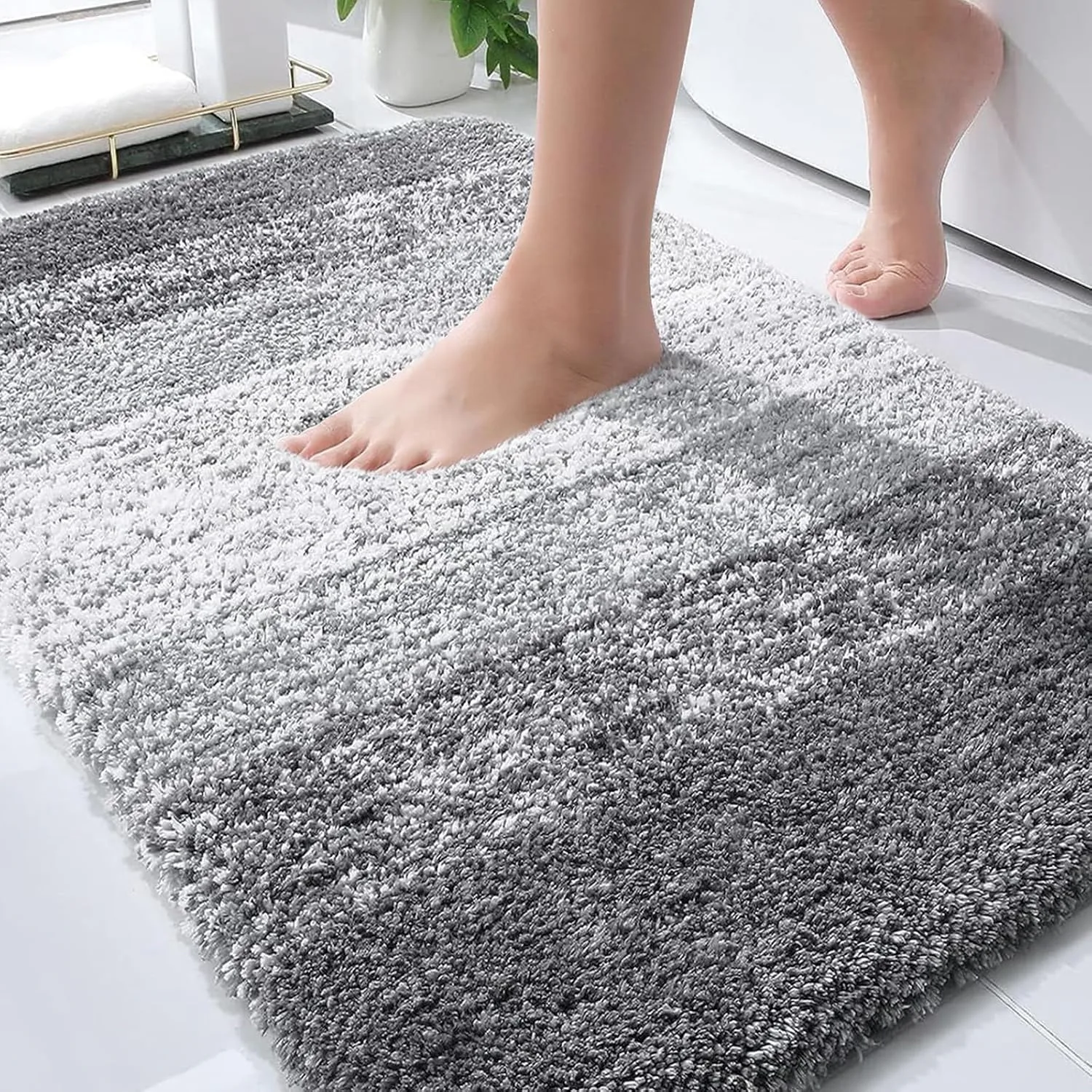 OLANLY Bathroom Rugs Mat 