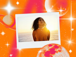 Young woman taking in the sunset after reading her October 2026 horoscope.
