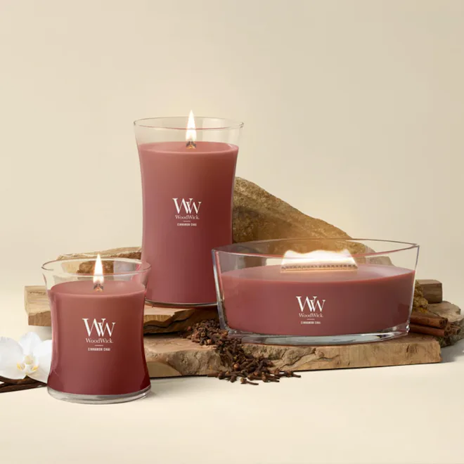 WoodWick Cinnamon Chai Scented Candle