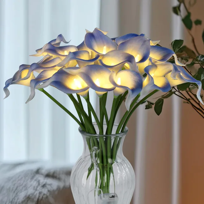 HOMESEASONS LED Calla Lily Bundle (20 Pieces)