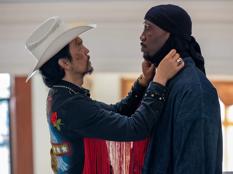 John Cho and Mahershala Ali in Your Mother Your Mother Your Mother