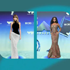 Taylor Swift and Olandria Carthen wearing "undone" fashion at the 2026 MTV VMAs.