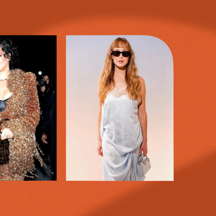 Rihanna and Jennifer Lawrence at Paris Fashion Week's Spring/Summer 2027 season.