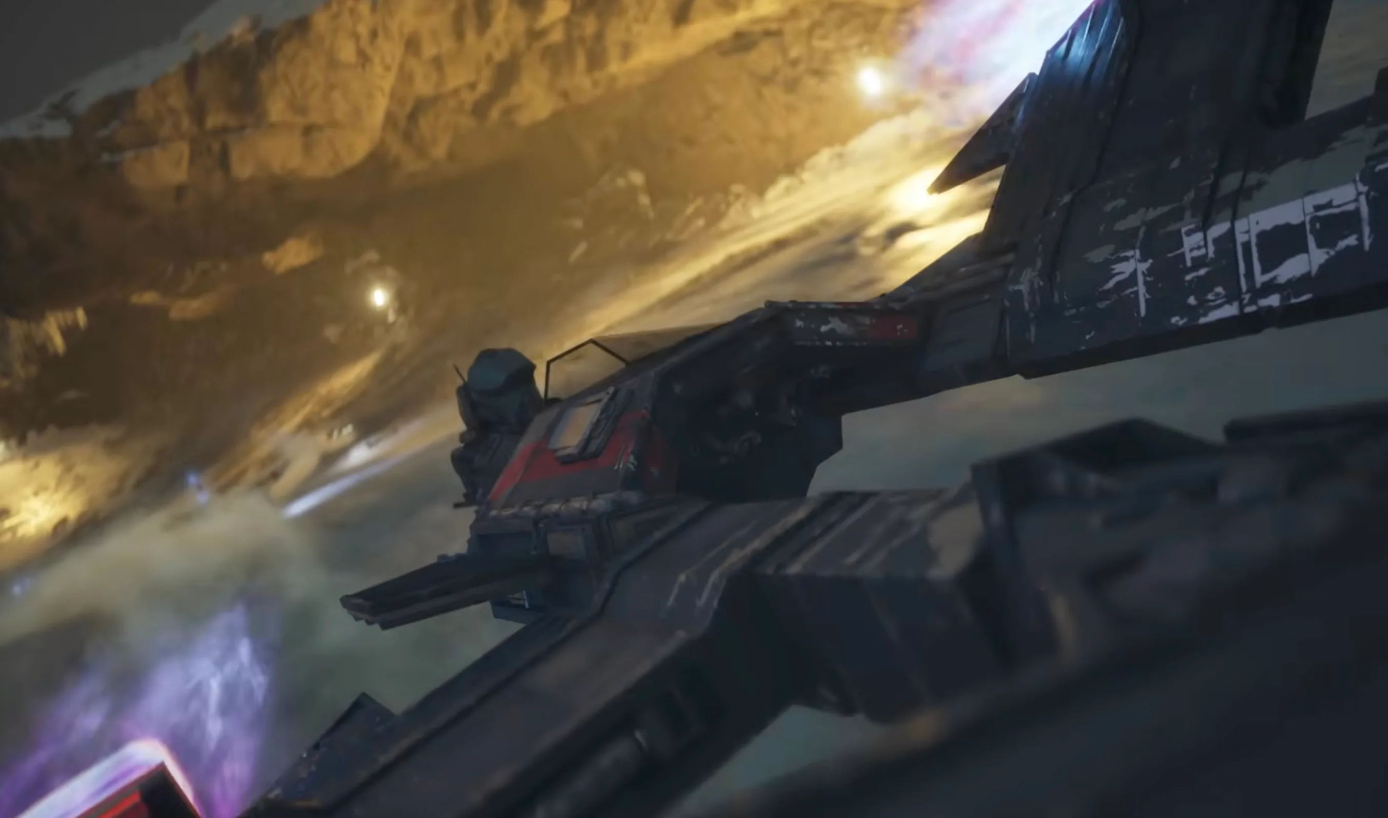 Skim Speeder in 'Star Wars: Galatic Racer.'