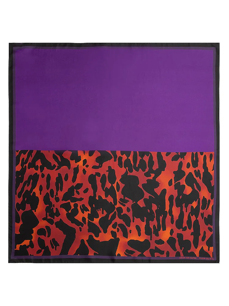 Foulard Fleur Du Mal Silk Scarf