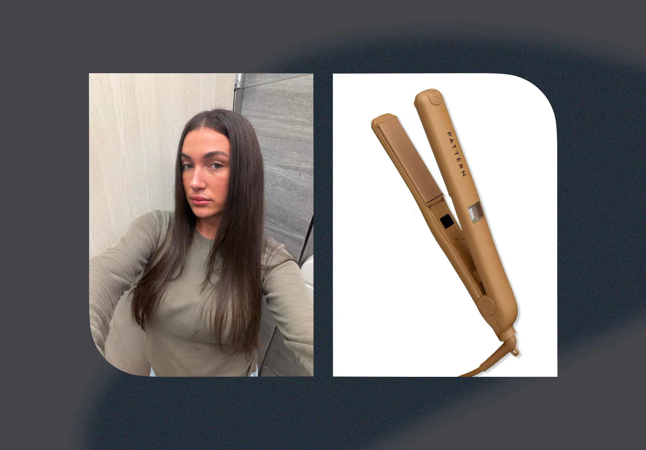 Pattern's Vibrating Flat Iron gave me the silkiest at-home blowout of my life. 