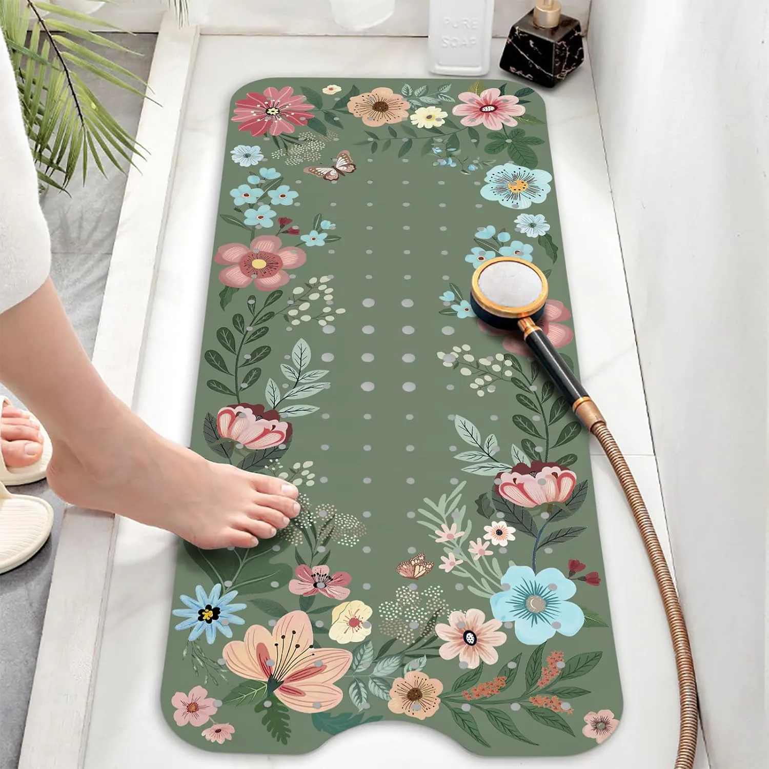 aquoechd Nonslip Bathtub Mat 