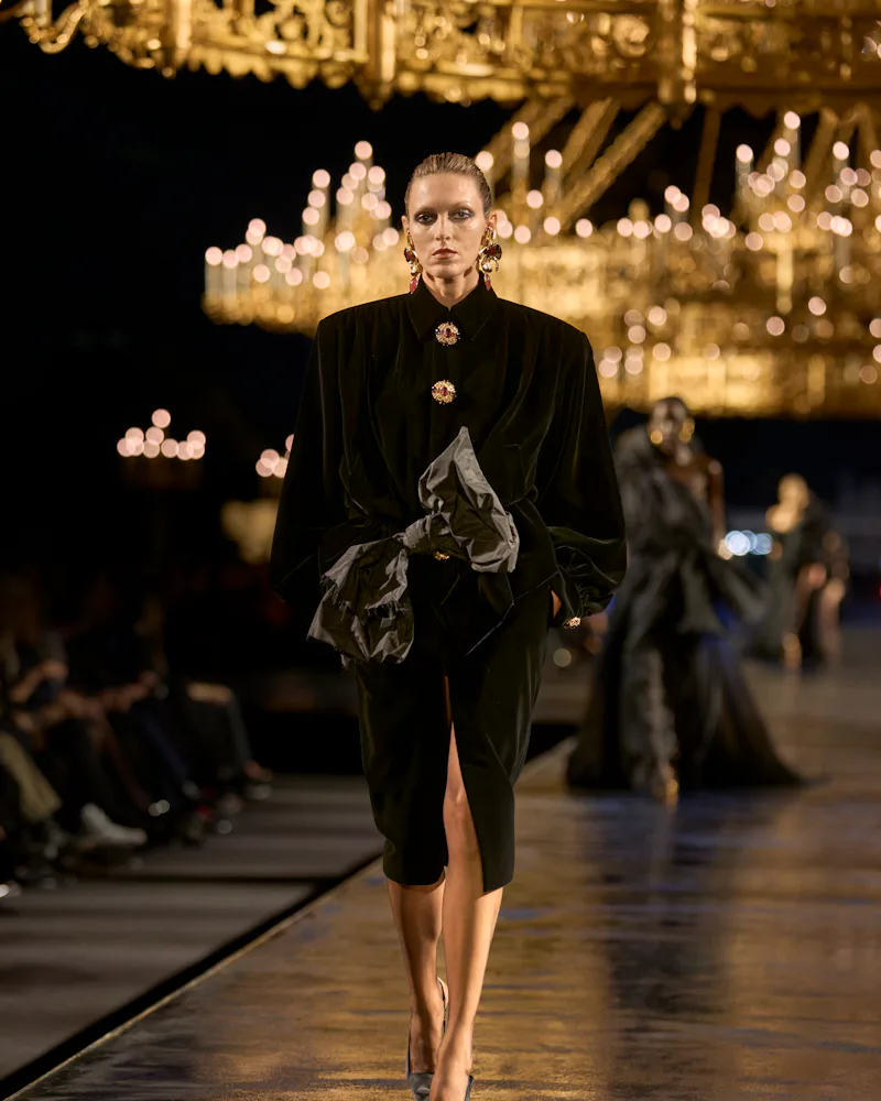 Saint Laurent Spring/Summer 2027 Was An Ode To The Maison's Founding Couturier