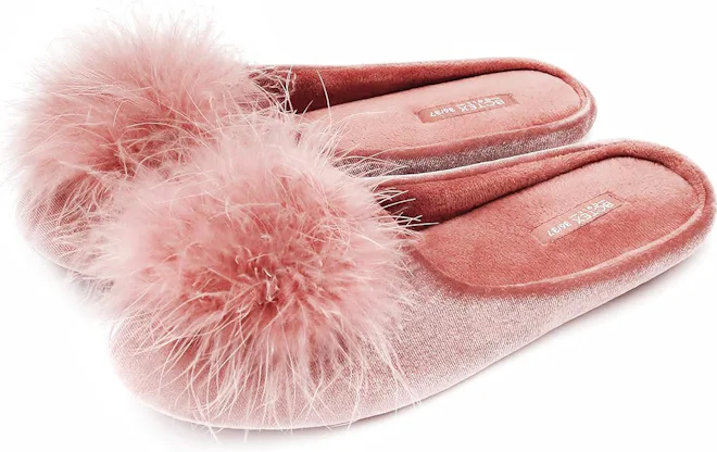 BCTEX COLL Velvet Memory Foam House Slippers