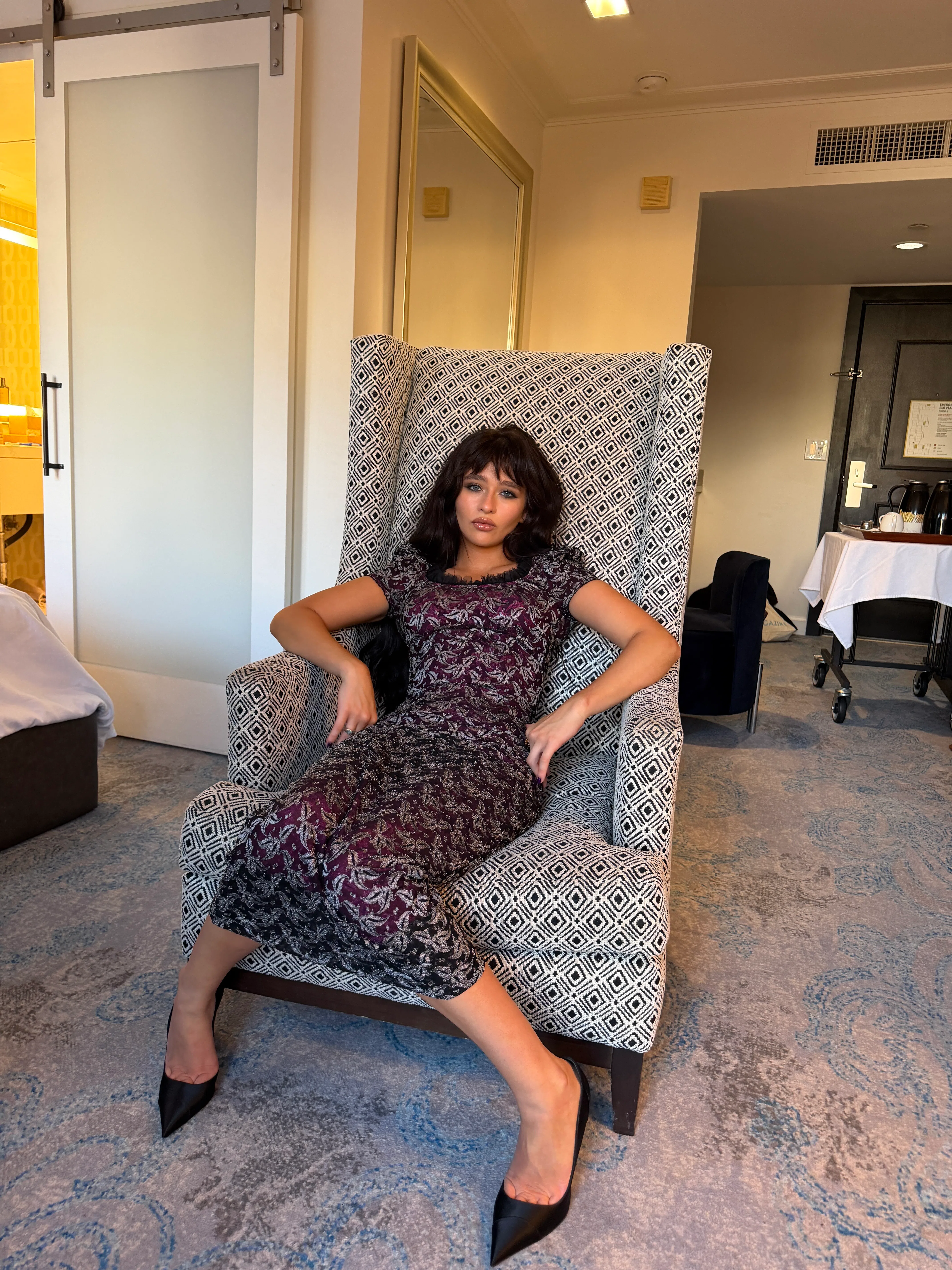 Malina Weissman shares her getting-ready process before the premiere party of 'Coven Academy.'
