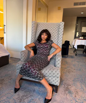 Malina Weissman shares her getting-ready process before the premiere party of 'Coven Academy.'
