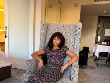 Malina Weissman shares her getting-ready process before the premiere party of 'Coven Academy.'