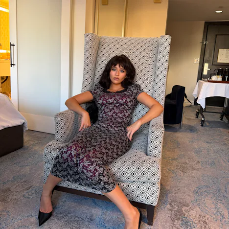 Malina Weissman shares her getting-ready process before the premiere party of 'Coven Academy.'
