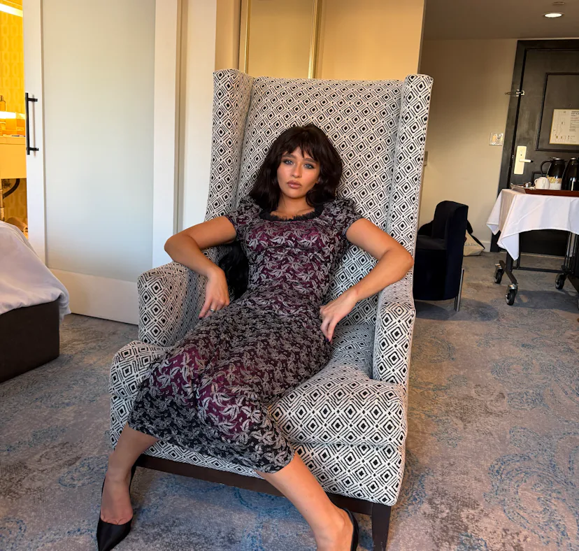 Malina Weissman shares her getting-ready process before the premiere party of 'Coven Academy.'